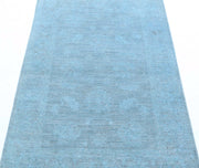 Hand Knotted Overdye Wool Rug 3' 2" x 4' 7" - No. AT11675