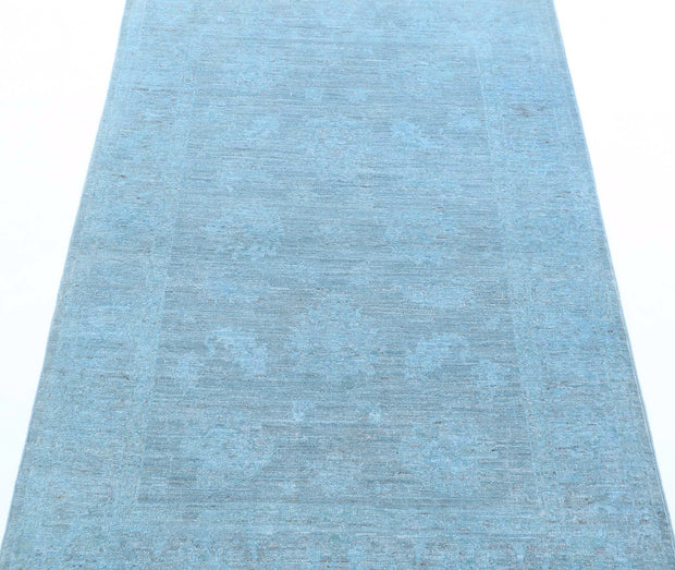 Hand Knotted Overdye Wool Rug 3' 2" x 4' 7" - No. AT11675