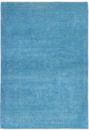 Hand Knotted Overdye Wool Rug 3' 3" x 4' 11" - No. AT63579