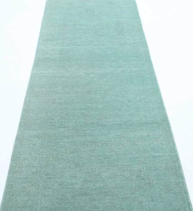 Hand Knotted Overdye Wool Rug 2' 8" x 9' 3" - No. AT68438