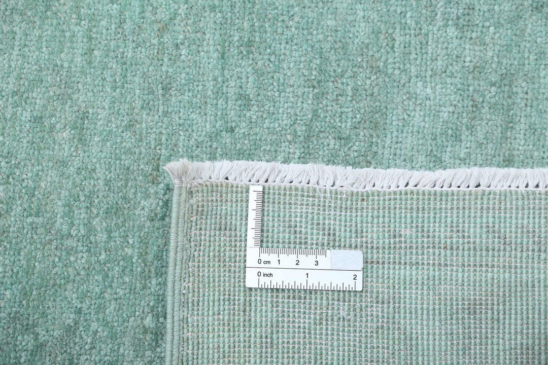 Hand Knotted Overdye Wool Rug 2' 8" x 9' 3" - No. AT68438