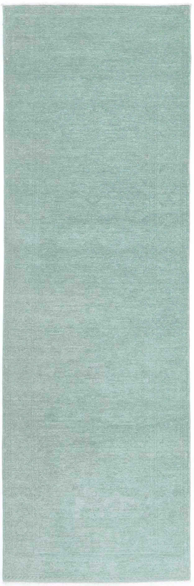 Hand Knotted Overdye Wool Rug 2' 8" x 9' 3" - No. AT68438