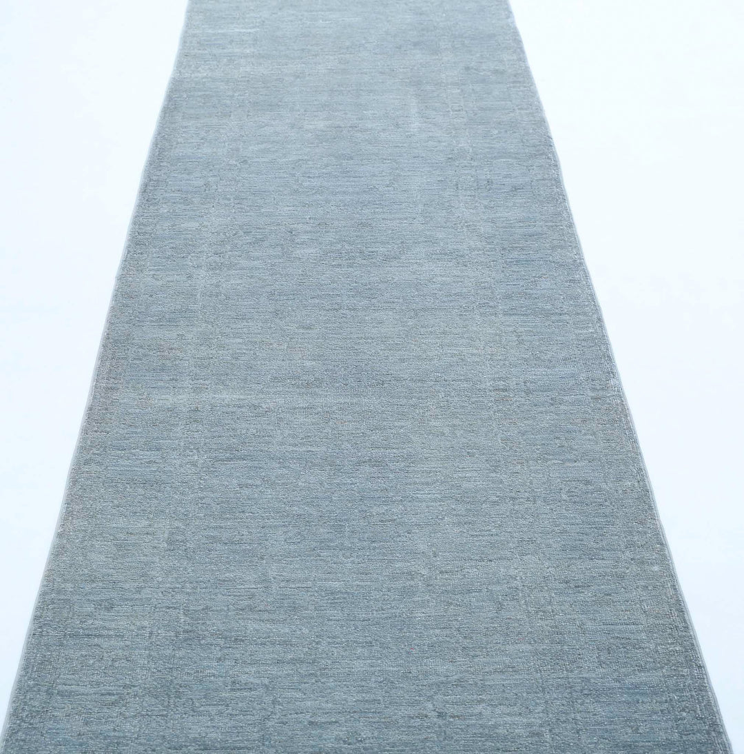 Hand Knotted Overdye Wool Rug 2' 11" x 11' 3" - No. AT39503