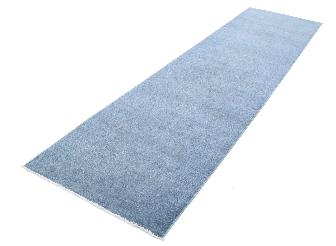 Hand Knotted Overdye Wool Rug 3' 0" x 11' 3" - No. AT88851