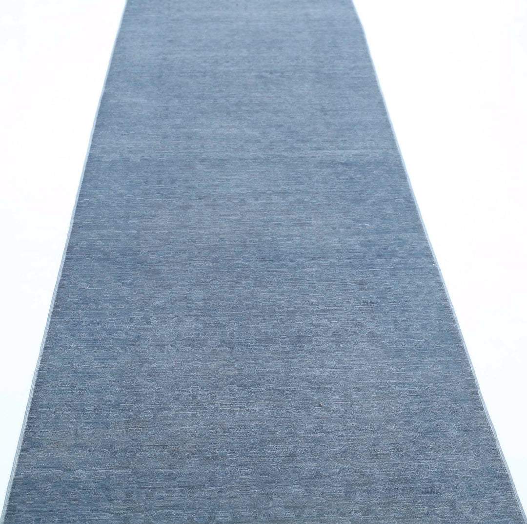 Hand Knotted Overdye Wool Rug 3' 0" x 11' 3" - No. AT88851