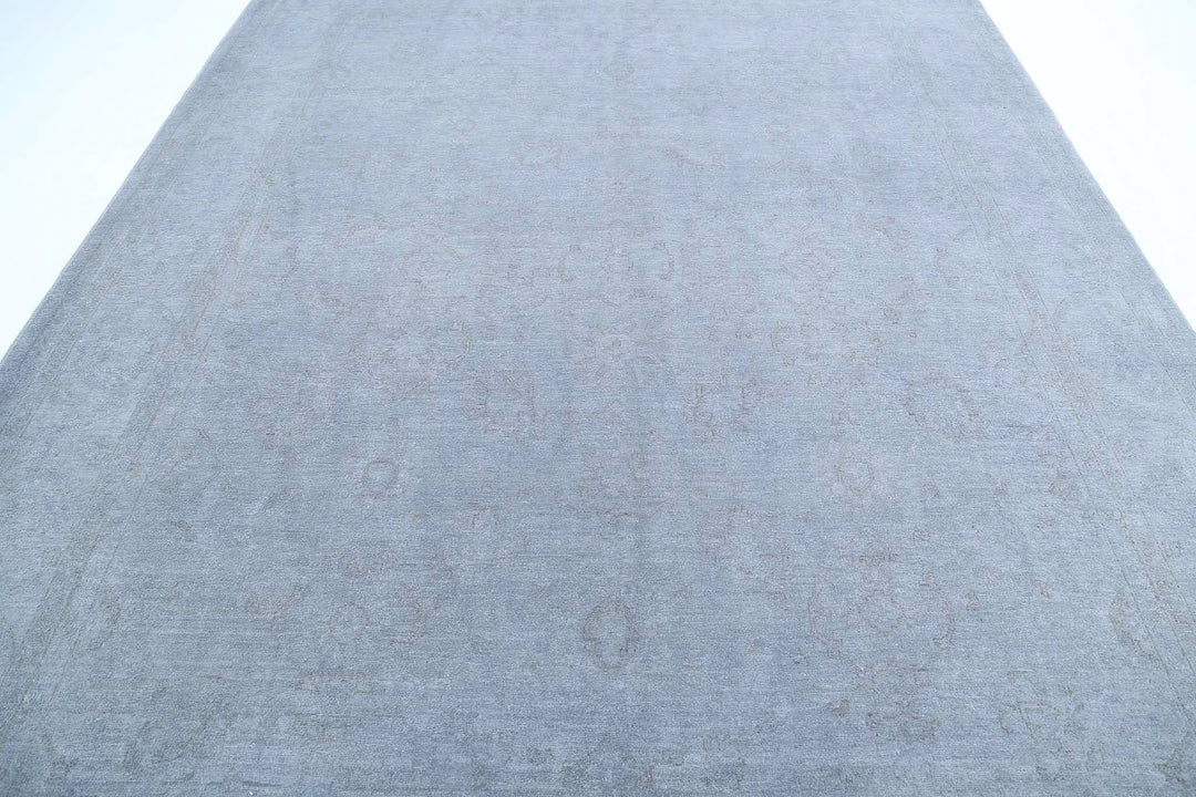 Hand Knotted Overdye Wool Rug 8' 10" x 11' 7" - No. AT93445