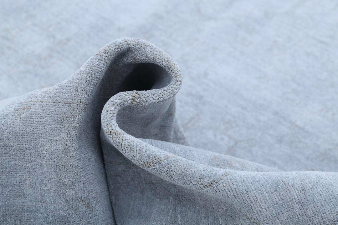 Hand Knotted Overdye Wool Rug 8' 10" x 11' 7" - No. AT93445