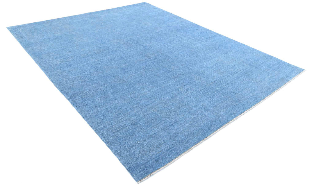 Hand Knotted Overdye Wool Rug 7' 10" x 9' 10" - No. AT22149