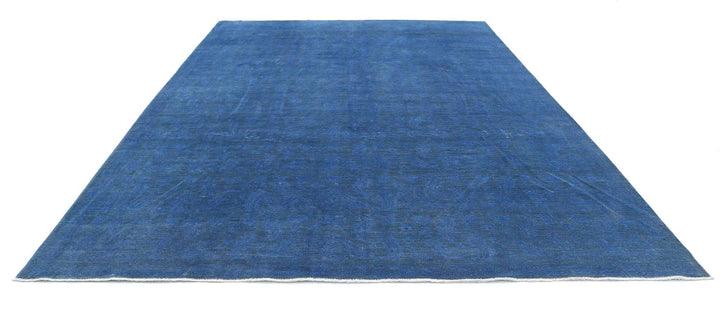 Hand Knotted Overdye Wool Rug 9' 10" x 13' 9" - No. AT57510