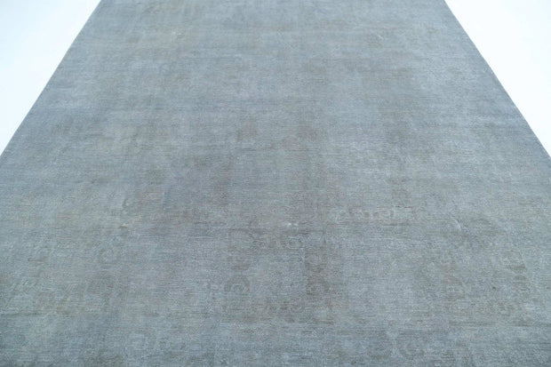 Hand Knotted Overdye Wool Rug 8' 10" x 11' 5" - No. AT31787