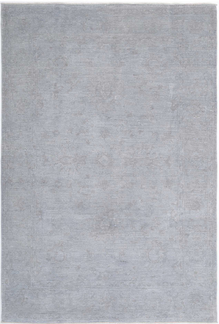 Hand Knotted Overdye Wool Rug 6' 3" x 9' 8" - No. AT35772