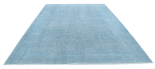 Hand Knotted Overdye Wool Rug 8' 11" x 12' 6" - No. AT27573