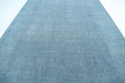 Hand Knotted Overdye Wool Rug 8' 11" x 12' 6" - No. AT27573