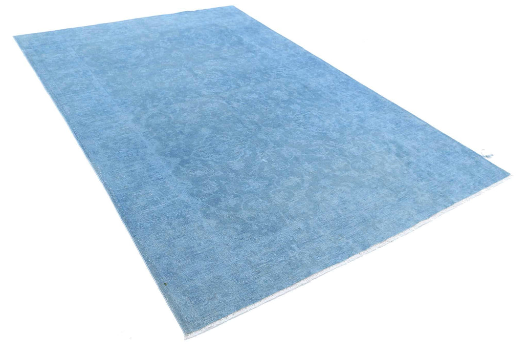 Hand Knotted Overdye Wool Rug 5' 11" x 8' 10" - No. AT86686