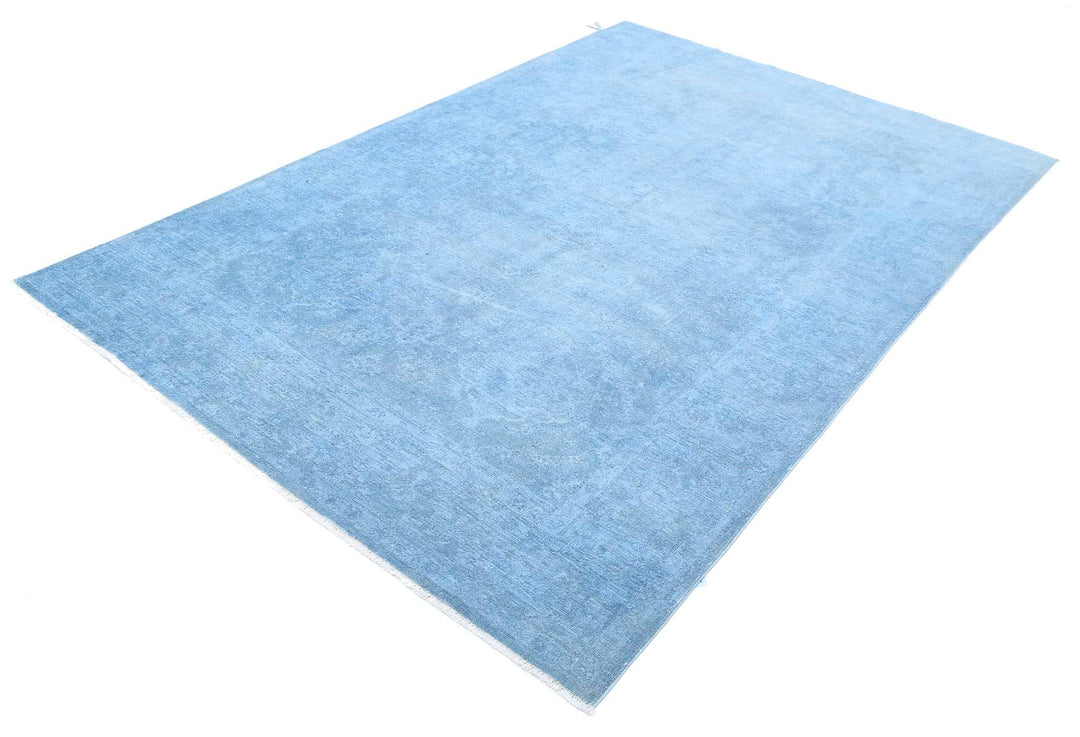 Hand Knotted Overdye Wool Rug 5' 11" x 8' 10" - No. AT86686