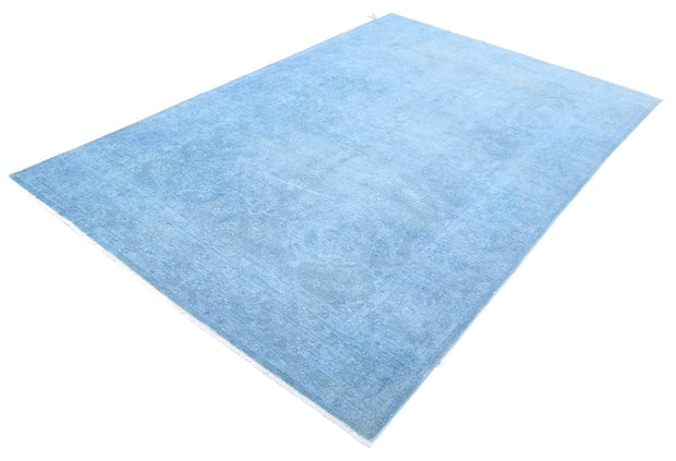 Hand Knotted Overdye Wool Rug 5' 11" x 8' 10" - No. AT86686