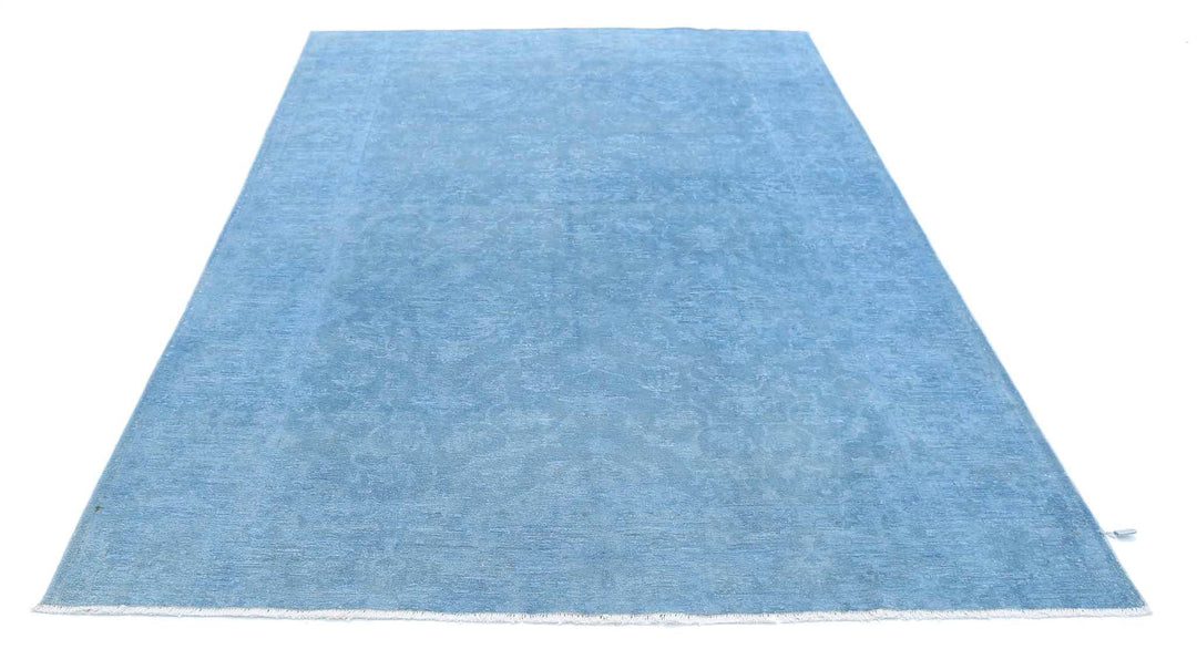 Hand Knotted Overdye Wool Rug 5' 11" x 8' 10" - No. AT86686