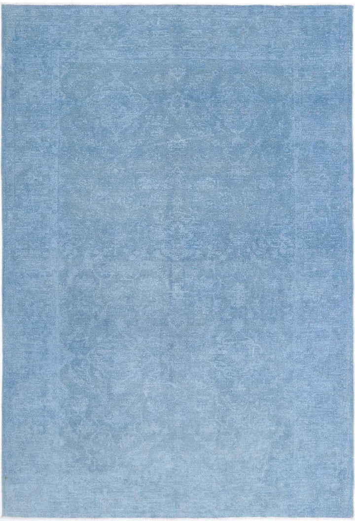 Hand Knotted Overdye Wool Rug 5' 11" x 8' 10" - No. AT86686