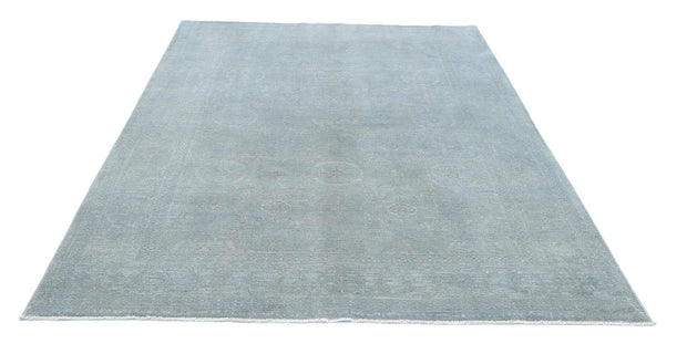 Hand Knotted Overdye Wool Rug 6' 0" x 8' 2" - No. AT48760