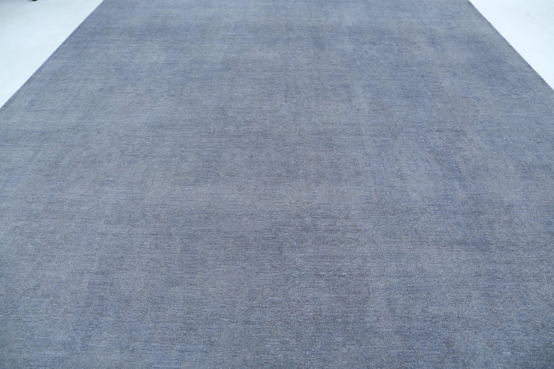 Hand Knotted Overdye Wool Rug 11' 11" x 14' 11" - No. AT77719