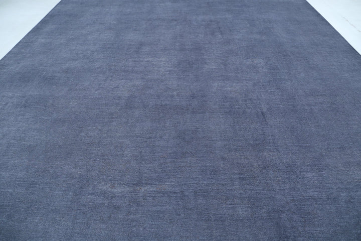 Hand Knotted Overdye Wool Rug 12' 5" x 17' 3" - No. AT60022