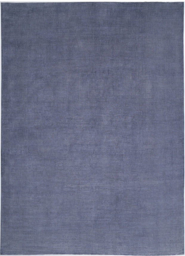 Hand Knotted Overdye Wool Rug 12' 5" x 17' 3" - No. AT60022