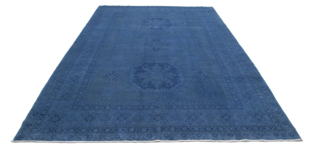 Hand Knotted Overdye Wool Rug 7' 6" x 10' 10" - No. AT30957