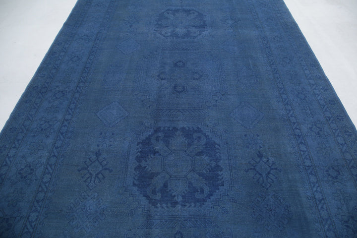 Hand Knotted Overdye Wool Rug 7' 6" x 10' 10" - No. AT30957