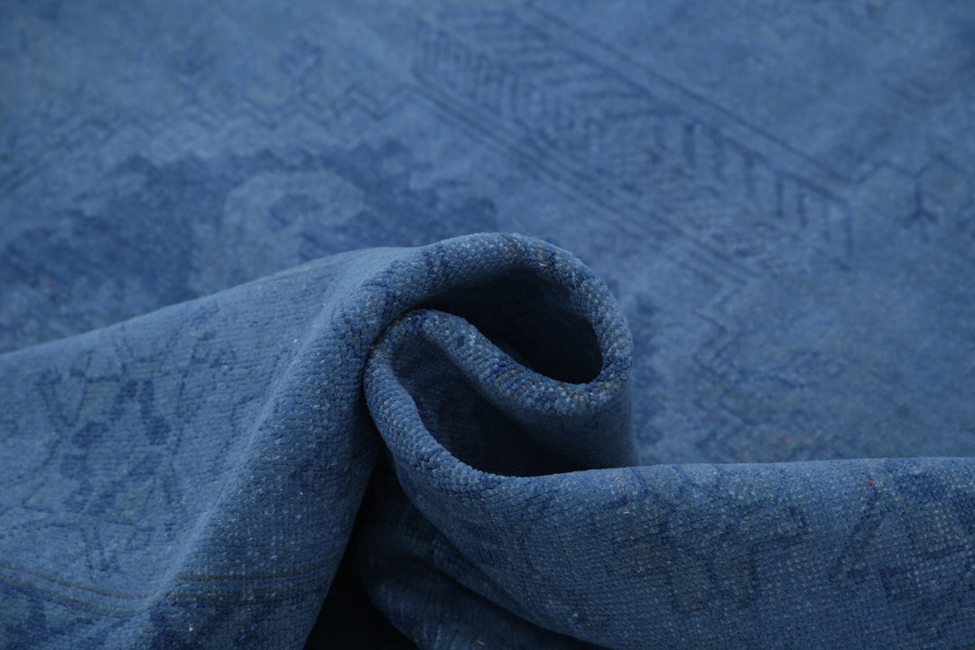 Hand Knotted Overdye Wool Rug 7' 6" x 10' 10" - No. AT30957