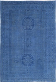 Hand Knotted Overdye Wool Rug 7' 6" x 10' 10" - No. AT30957