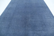 Hand Knotted Overdye Wool Rug 8' 6" x 11' 4" - No. AT56130