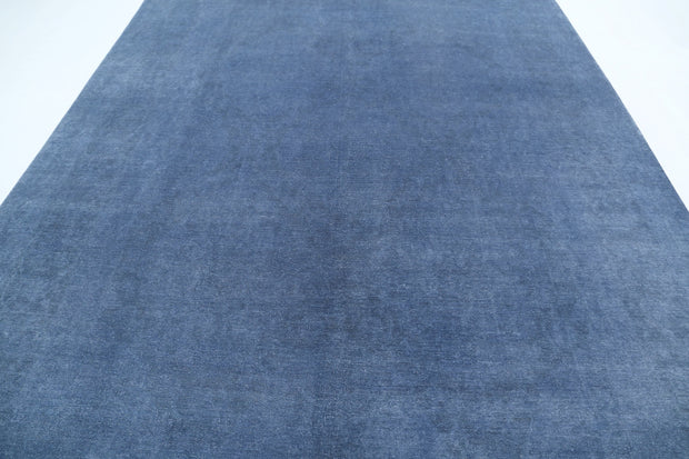 Hand Knotted Overdye Wool Rug 8' 6" x 11' 4" - No. AT56130