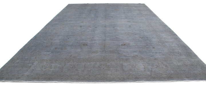 Hand Knotted Overdye Wool Rug 11' 9" x 17' 9" - No. AT83357