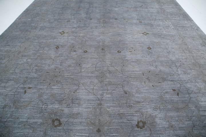 Hand Knotted Overdye Wool Rug 11' 9" x 17' 9" - No. AT83357