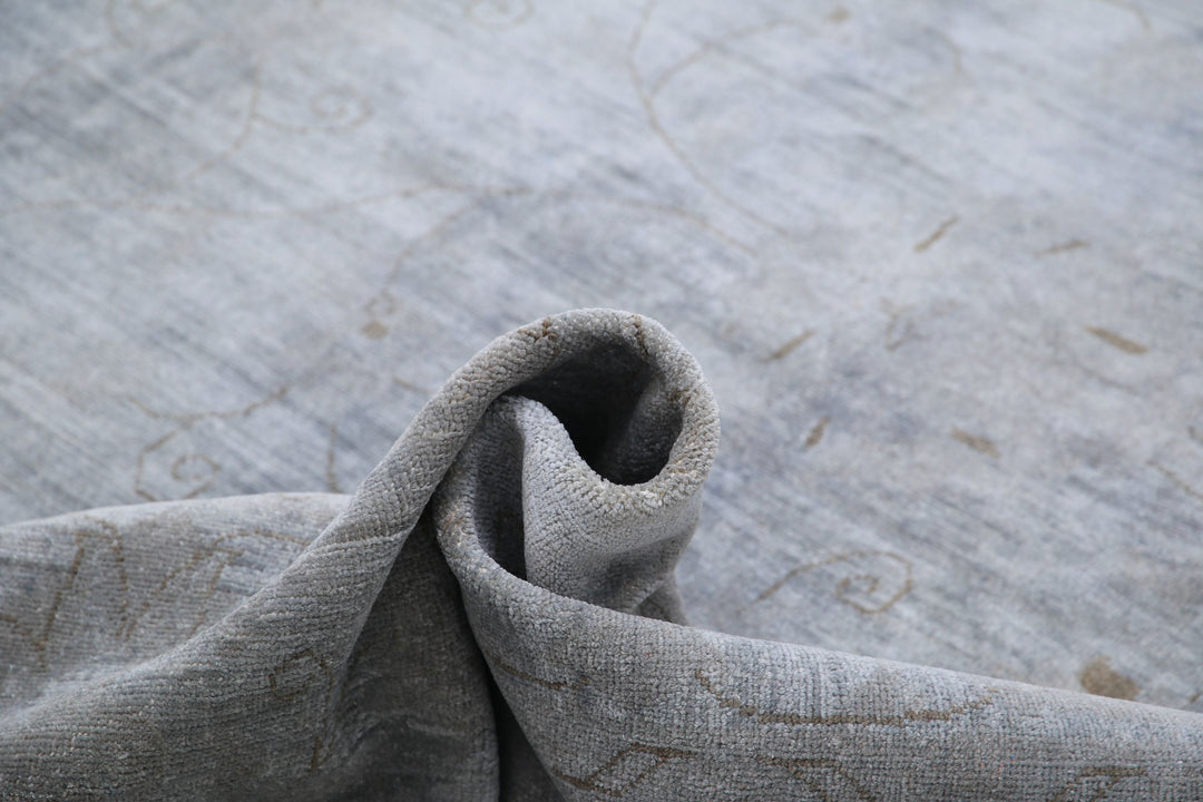 Hand Knotted Overdye Wool Rug 11' 9" x 17' 9" - No. AT83357