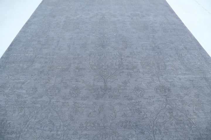 Hand Knotted Overdye Wool Rug 9' 9" x 13' 5" - No. AT81894