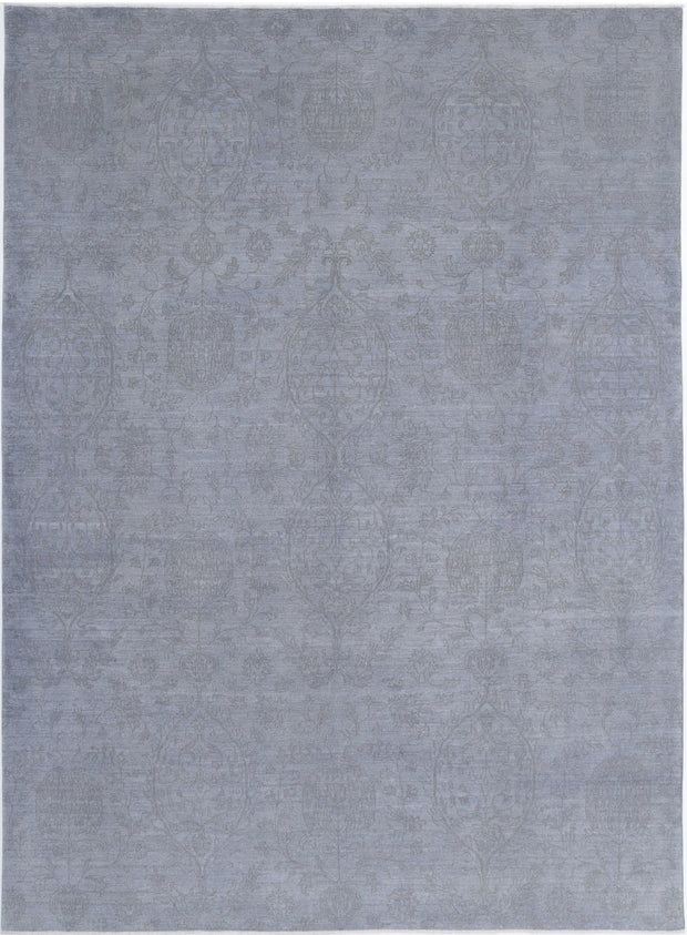 Hand Knotted Overdye Wool Rug 9' 9" x 13' 5" - No. AT81894