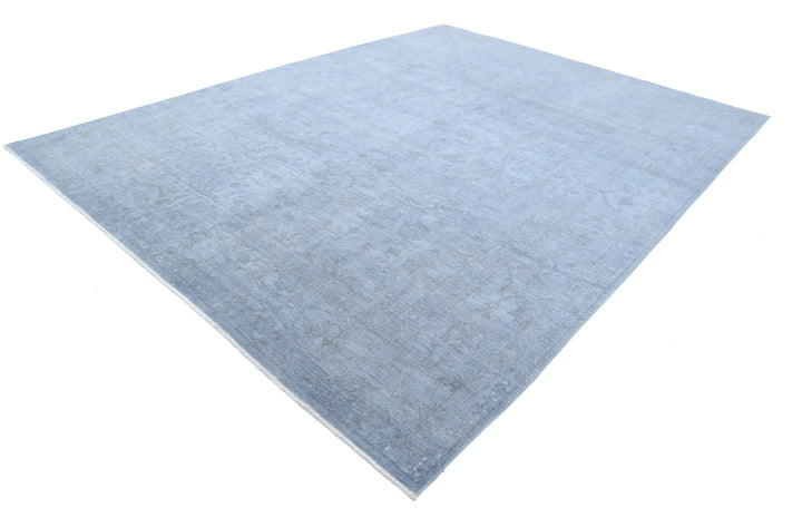 Hand Knotted Overdye Wool Rug 9' 6" x 12' 6" - No. AT52492