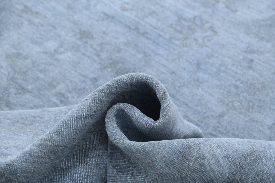 Hand Knotted Overdye Wool Rug 9' 6" x 12' 6" - No. AT52492