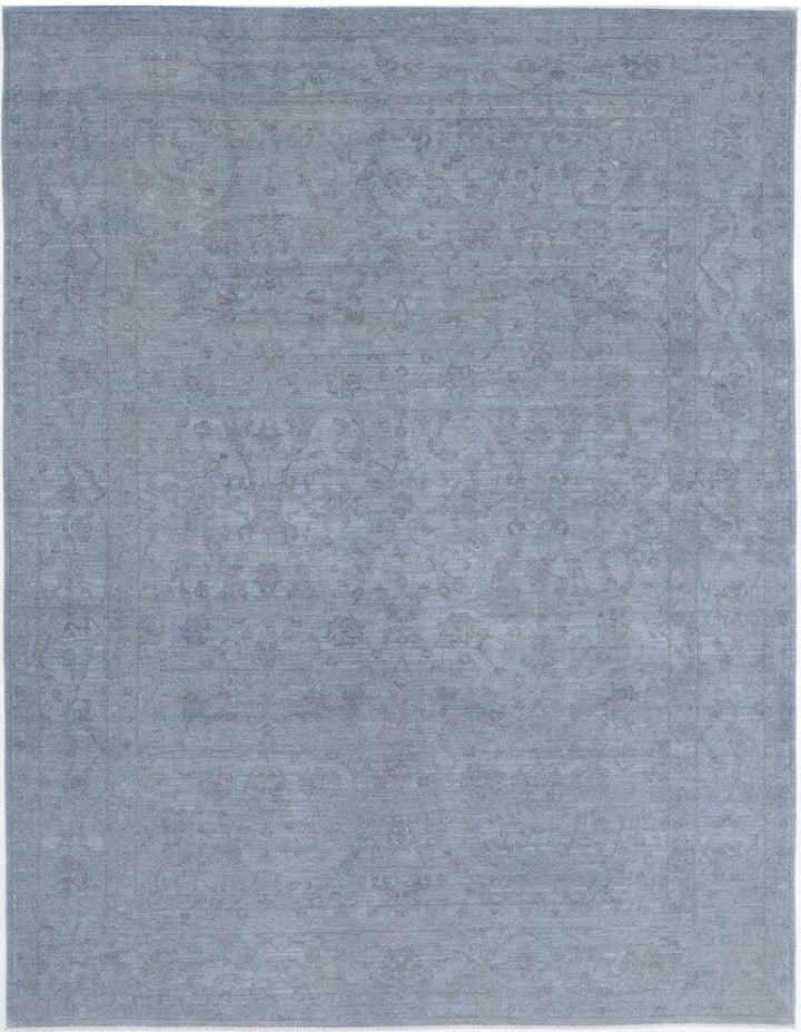 Hand Knotted Overdye Wool Rug 9' 6" x 12' 6" - No. AT52492
