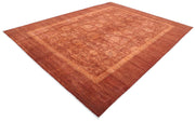 Hand Knotted Overdye Wool Rug 8' 9" x 11' 3" - No. AT47357