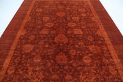 Hand Knotted Overdye Wool Rug 8' 9" x 11' 3" - No. AT47357