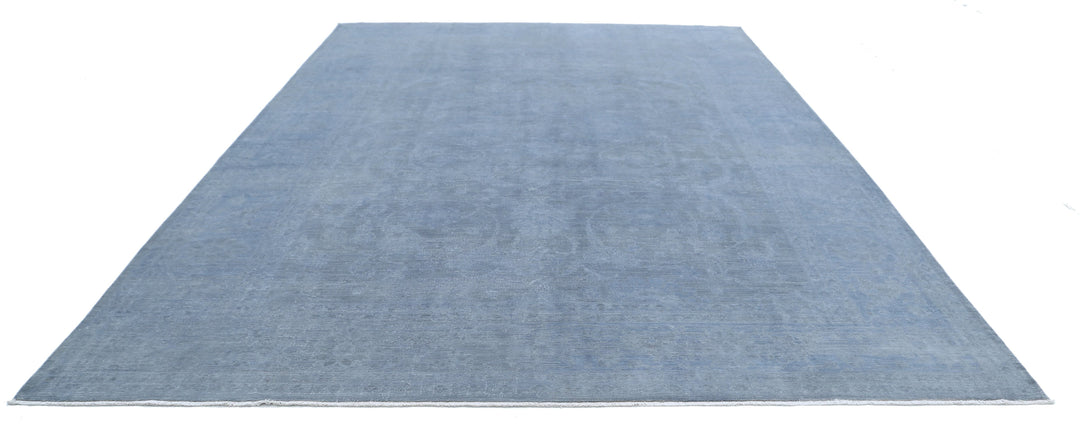 Hand Knotted Overdye Wool Rug 9' 10" x 13' 8" - No. AT90173