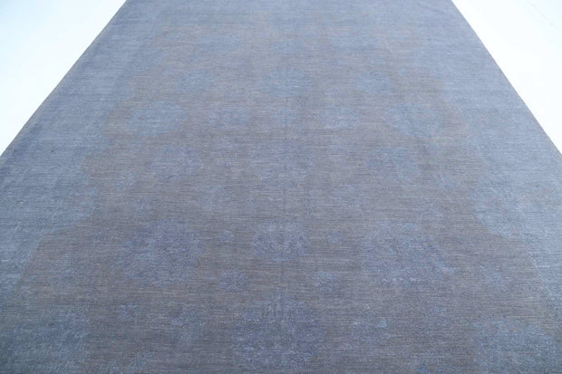 Hand Knotted Overdye Wool Rug 9' 10" x 13' 1" - No. AT48175