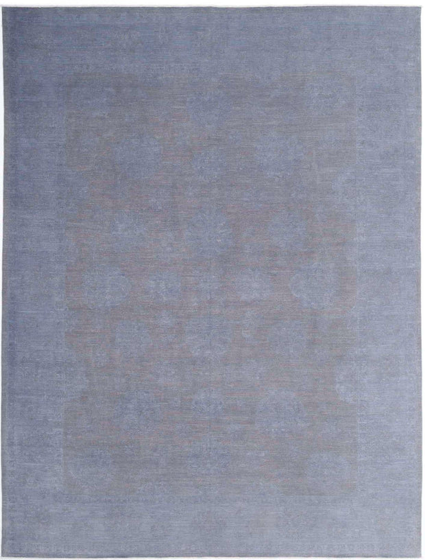 Hand Knotted Overdye Wool Rug 9' 10" x 13' 1" - No. AT48175