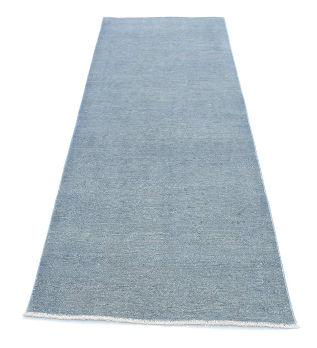 Hand Knotted Overdye Wool Rug 2' 9" x 7' 10" - No. AT54163