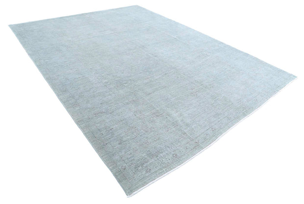 Hand Knotted Overdye Wool Rug 8' 9" x 11' 8" - No. AT80573