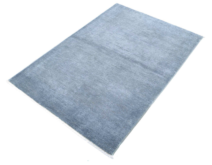 Hand Knotted Overdye Wool Rug 3' 3" x 4' 10" - No. AT90072