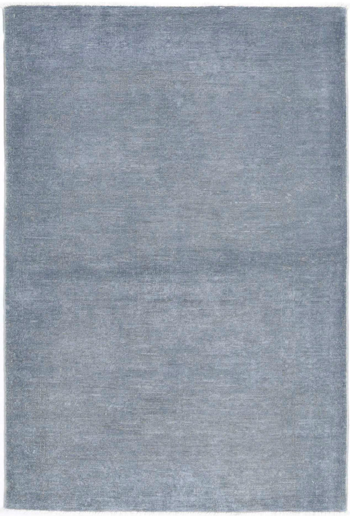 Hand Knotted Overdye Wool Rug 3' 3" x 4' 10" - No. AT90072