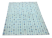 Hand Knotted Modern Overdye Wool Rug 3' 2" x 4' 11" - No. AT24947